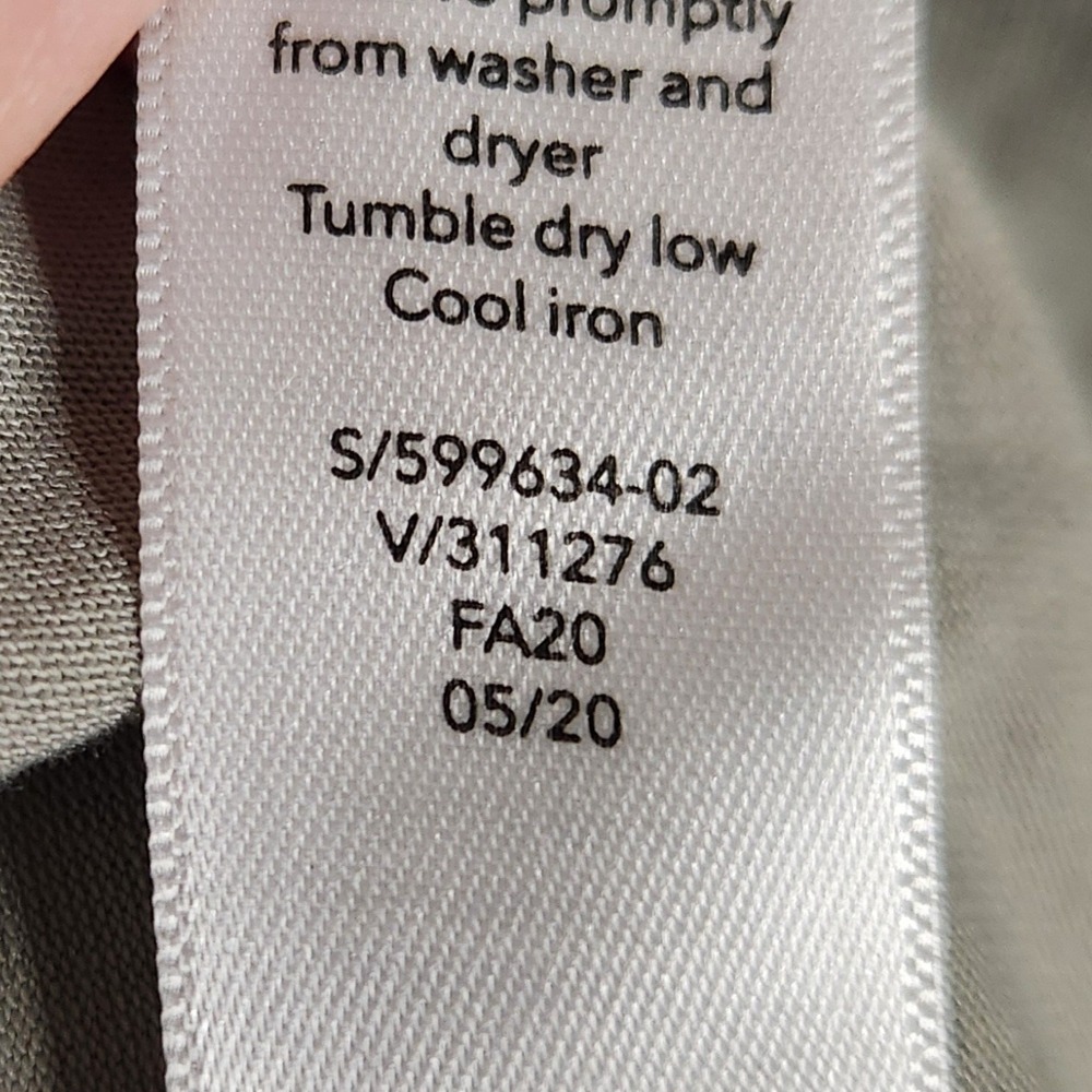 Athleta Essence Pleated Ruched Tee Sage Green 599634 - Picture 4 of 5